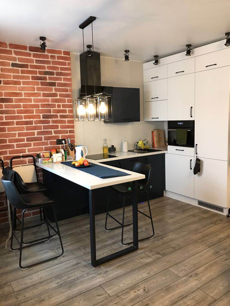 квартира студия в стиле лофт