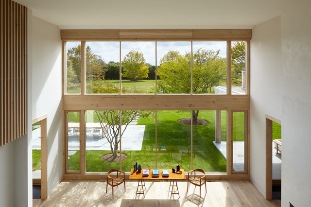 Bridgehampton contemporary-vardagsrum