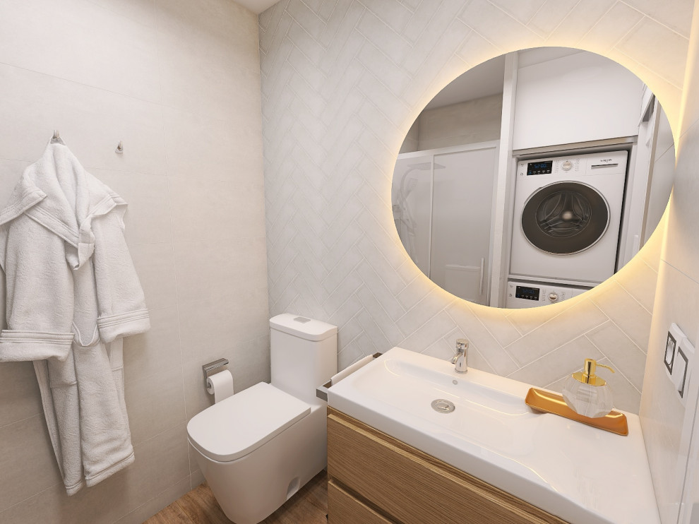 Paraíso Marítimo: Diseño de interior de una apartamento Frente al Mar