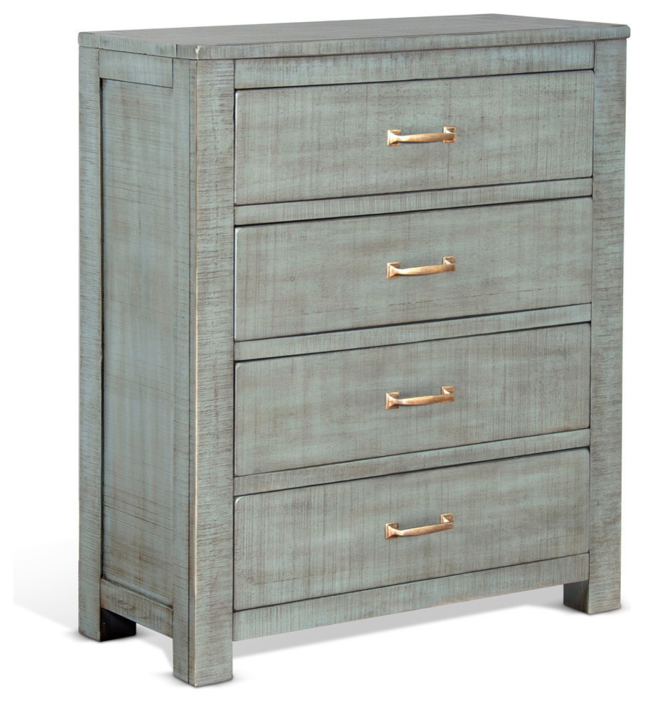 Sunny Designs Ranch House Chest In Little Boy Blue Finish 2319LB-C