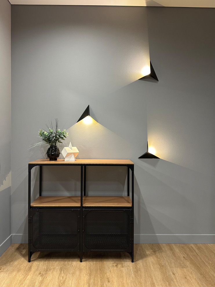 Дизайн-проект в современном стиле, с элементами лофта