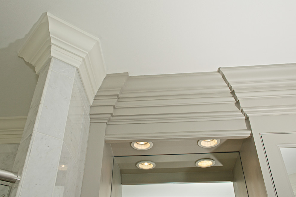 MASTER BATH CARRARA MARBLE