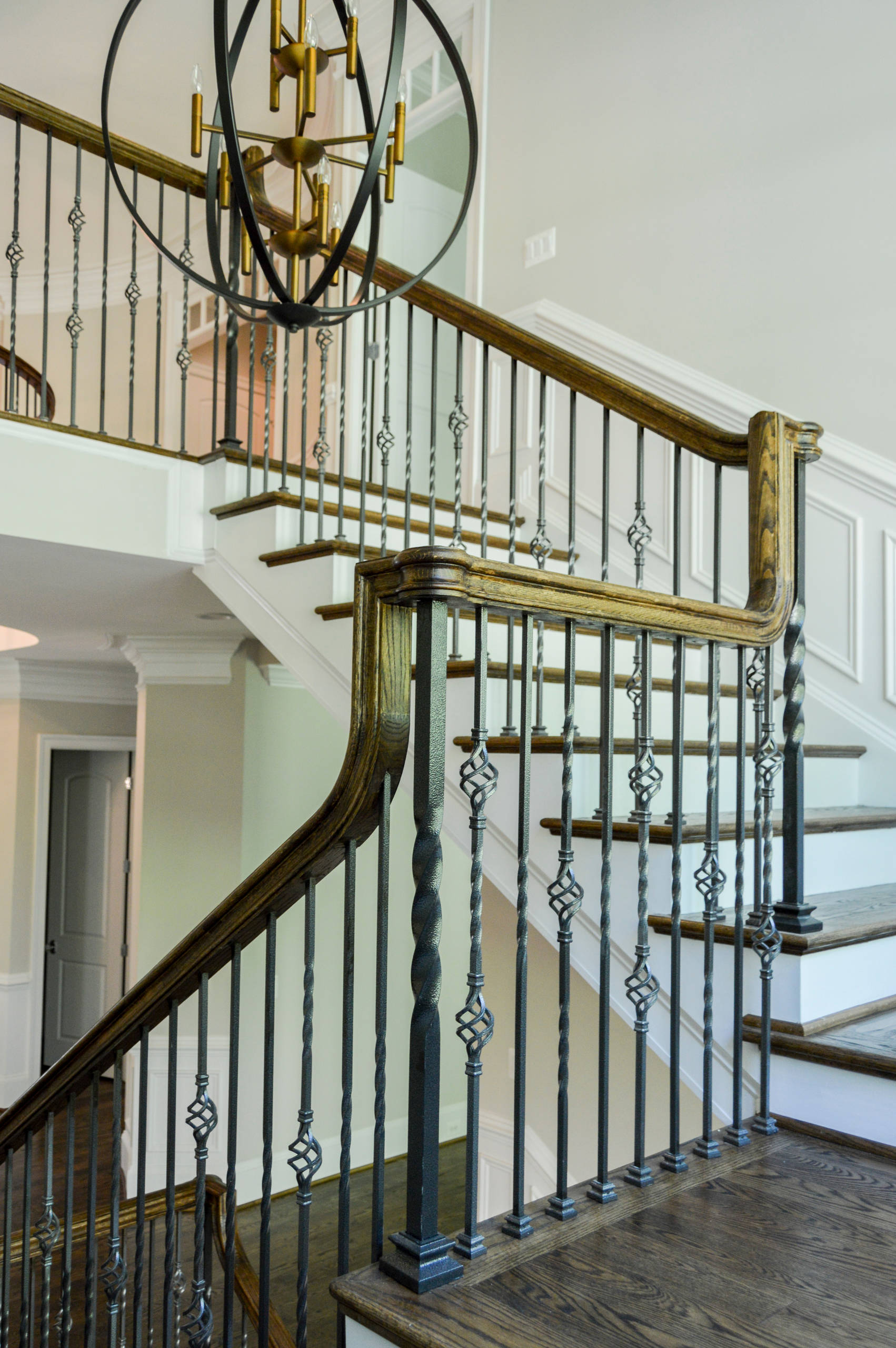 38_European Style Circular Balcony and Multi-level Staircase, Middleburg, VA 201
