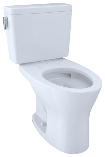 TOTO Drake Two-Piece Elongated Toilet, CST746CSMFG#01 - Contemporary ...