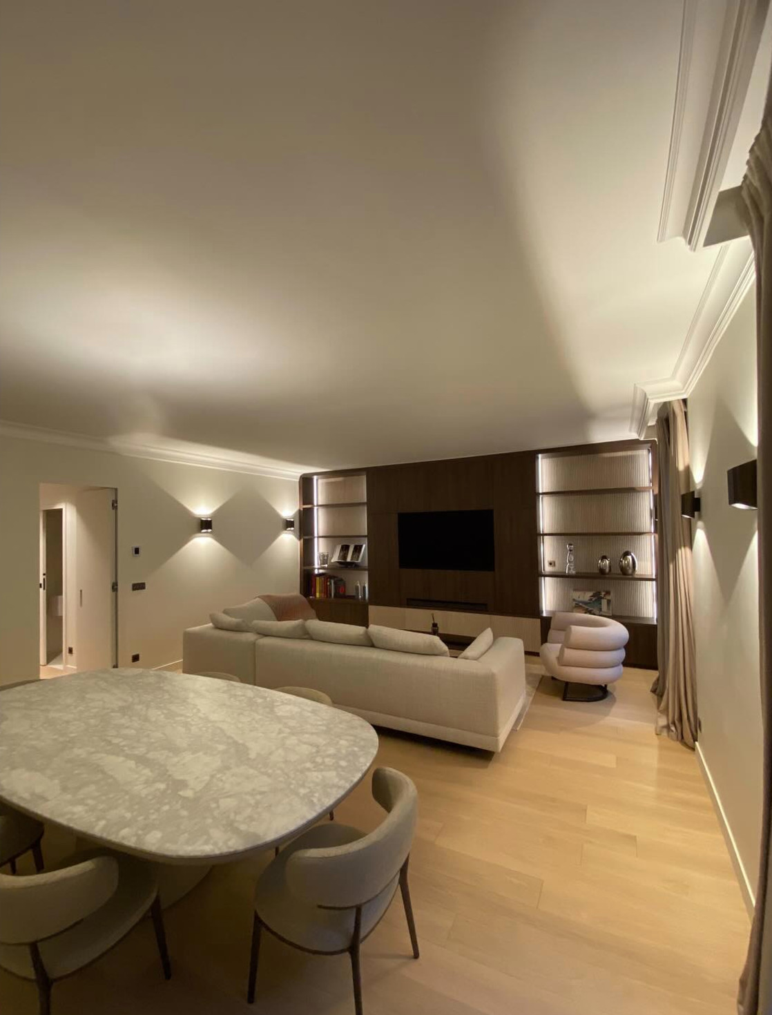 Projet Montorgueil -Rénovation complète d'un appartement de 145 m2.