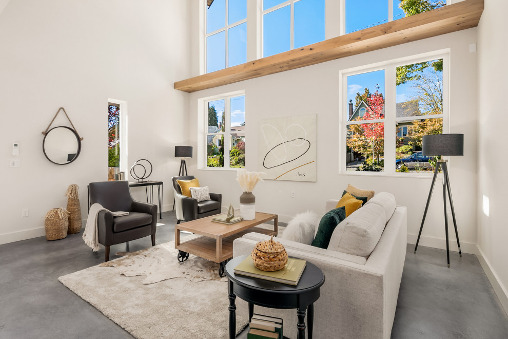 Ballard Farmhouse - Farmhouse - Living Room - Seattle - by Seattle ...