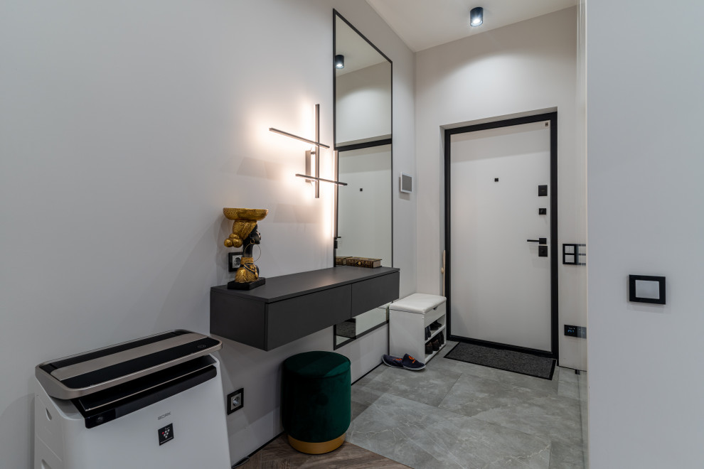 Дизайнерский интерьер московской квартиры 64 м2 ""