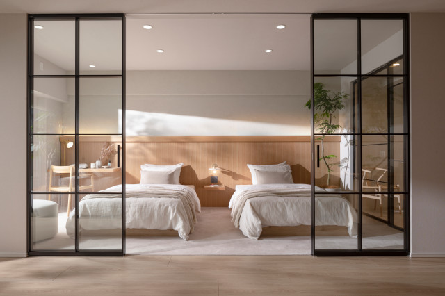 modelroom　「まどろみ」 scandinavo-camera-da-letto