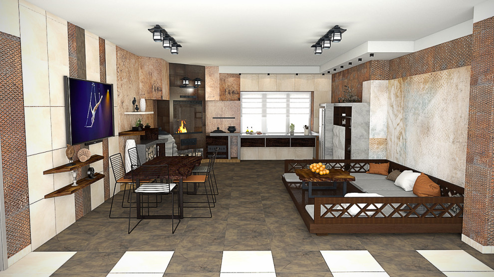 Жилой дом на берегу моря.