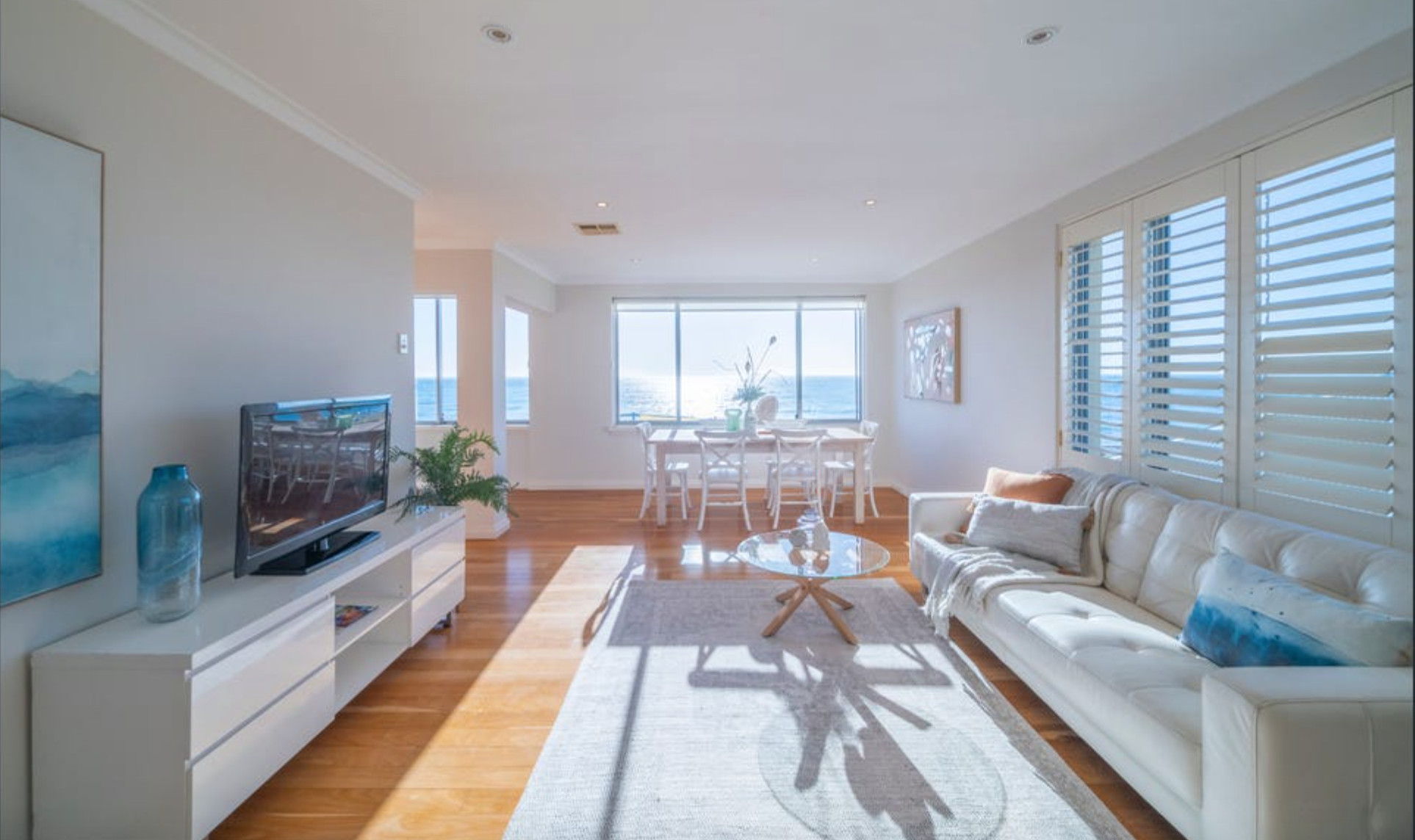 Inspiration for a coastal living room remodel in Perth