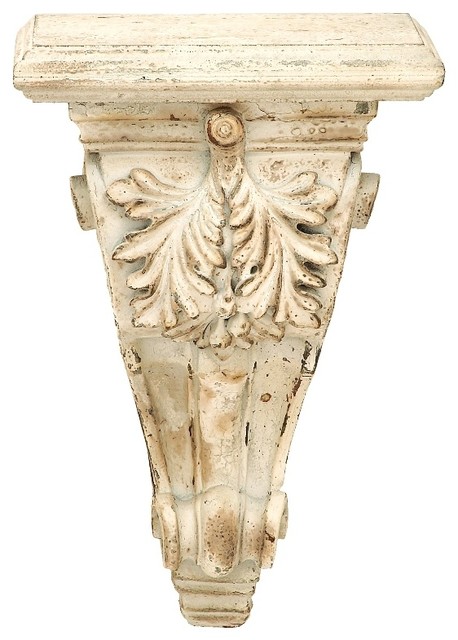 Victorian Wall Sconce Shelf Fl Carved Corbel Distressed Beige Victorian Wall Sconce Shelf Fl Carved Corbel Distressed Beige Decor 69280