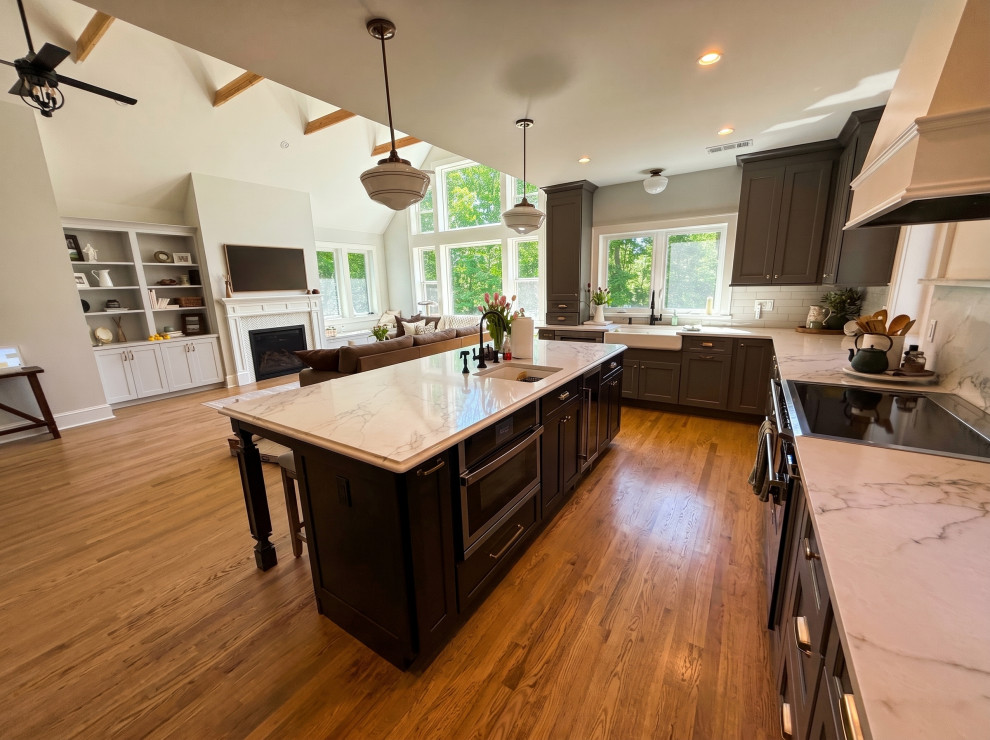 Open Concept Kitchen | Two-Level Addition Allendale NJ