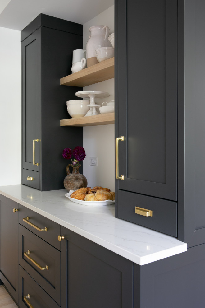 Transitional kitchen photo in Chicago