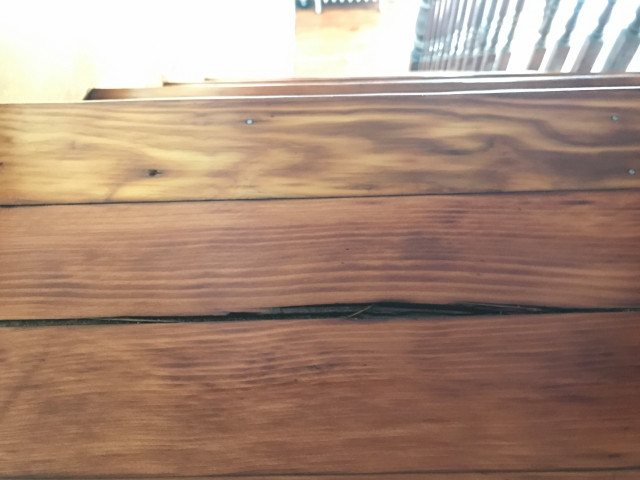 refinished floor issues 