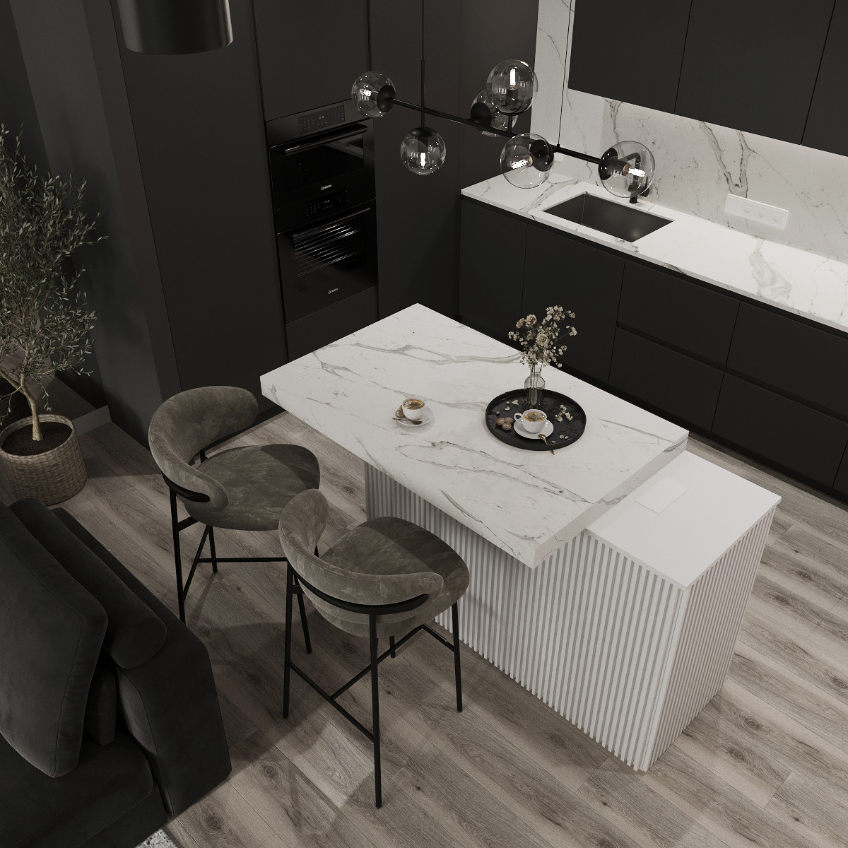 Кухня-гостиная