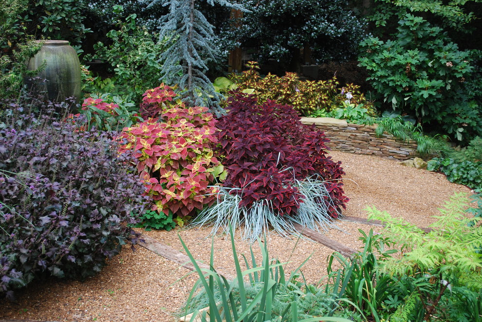 Idée de décoration pour un jardin bohème.