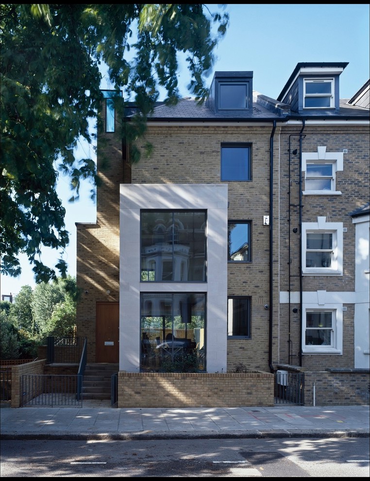 Photo of a contemporary brick exterior in London.