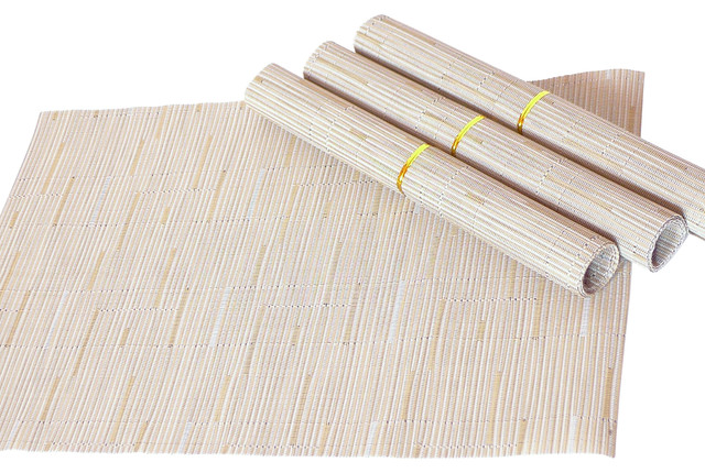 Shop Houzz  Spiceberry Home Crossweave Woven Vinyl Placemat, Wheatgrass, Set of 4  Placemats