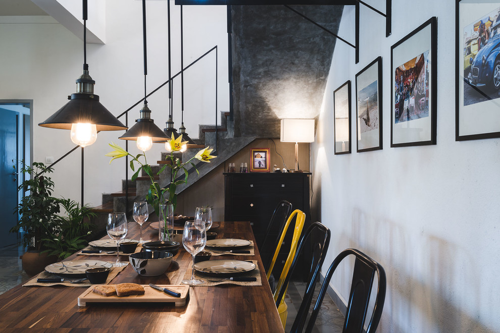 Photo of an industrial dining room in Bengaluru.