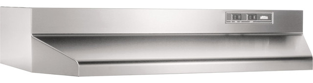 30" 2-Speed Ducted Under Cabinet Range Hood, Stainless Steel