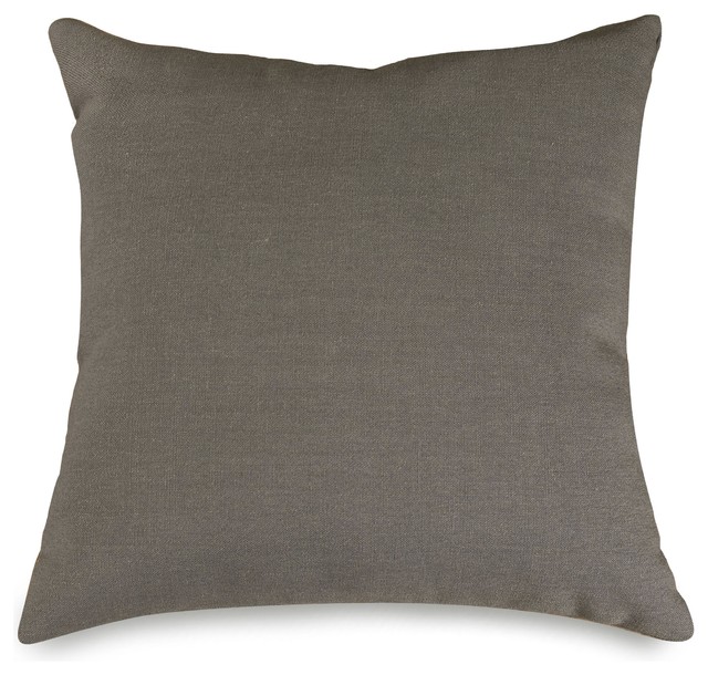 Gray Wales Extra Large Pillow 24x24 Transitional Decorative Pillows