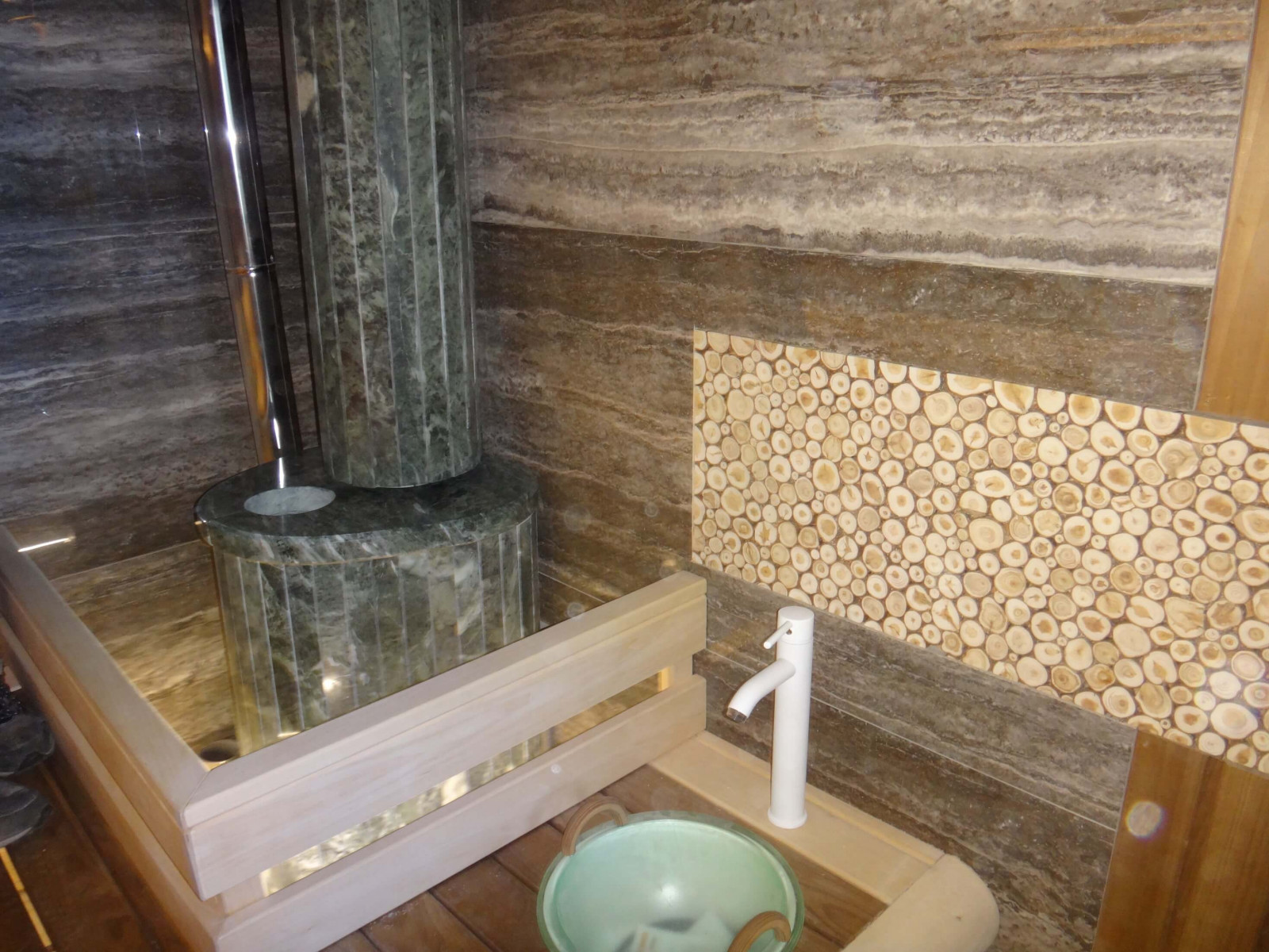 Банная печь Feringer Optima в змеевике