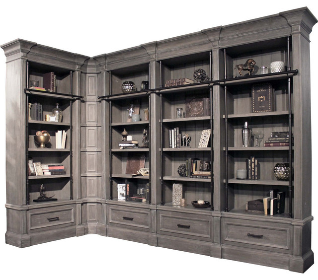 Parker House, Gramercy Park 5-Piece Museum Bookcase Set ...