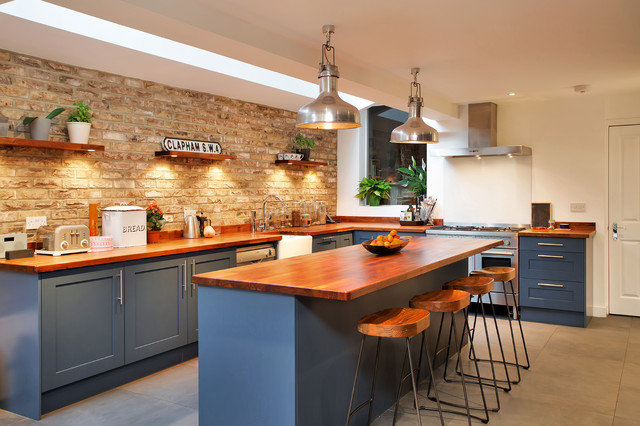 Charmingly Rustic Home Extension - Balham rustic-kitchen