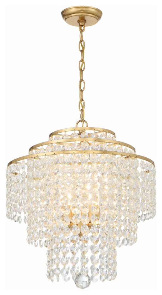 Gabrielle 4-Light Chandelier - Contemporary - Chandeliers - by ...