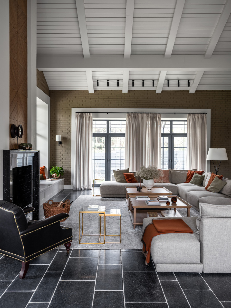 Интерьеры загородного дома в Дарьино