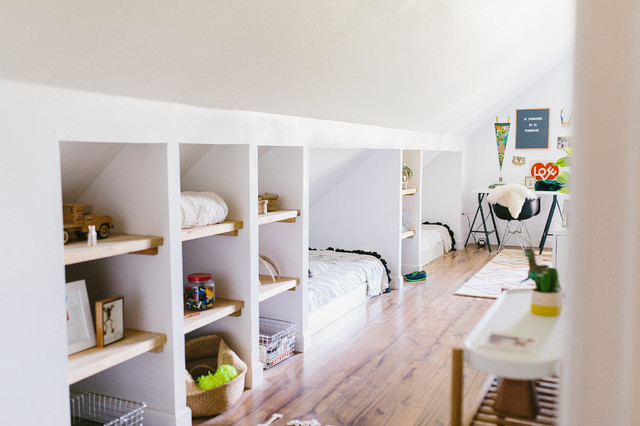 Bunkroom Bathroom landhausstil-kinderzimmer