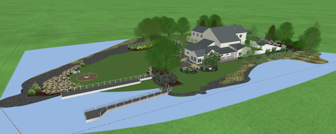 3D Site Plan Rendering