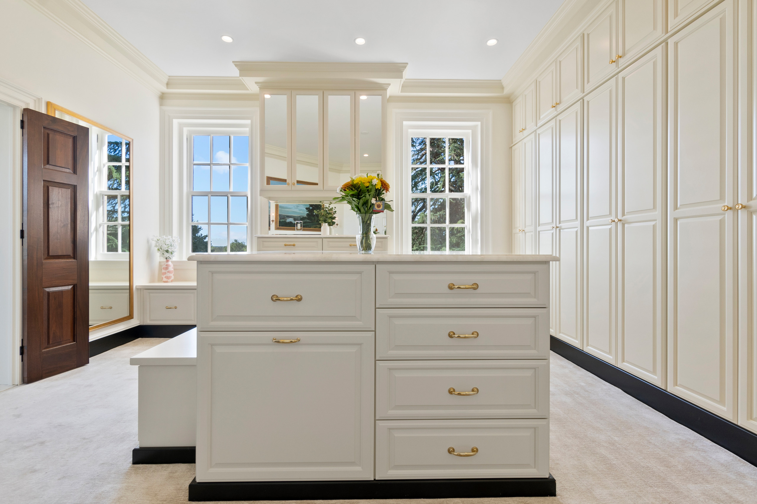Estate Formal Dressing and Laundry Room