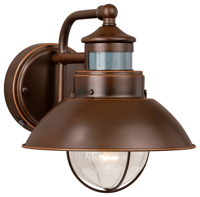 Harwich Smart Lighting 7 3 4 Outdoor Wall Light Traditional Harwich Smart Lighting 7 3 4 Outdoor Wall Light Burnished Bronze Traditional