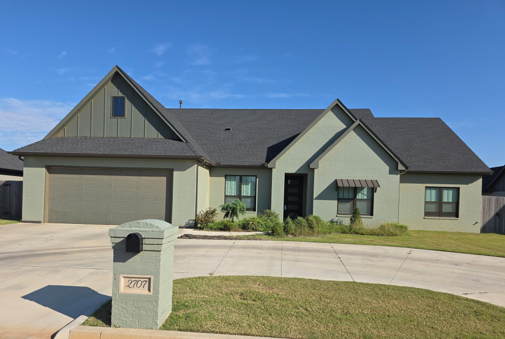 Painted Brick Exterior