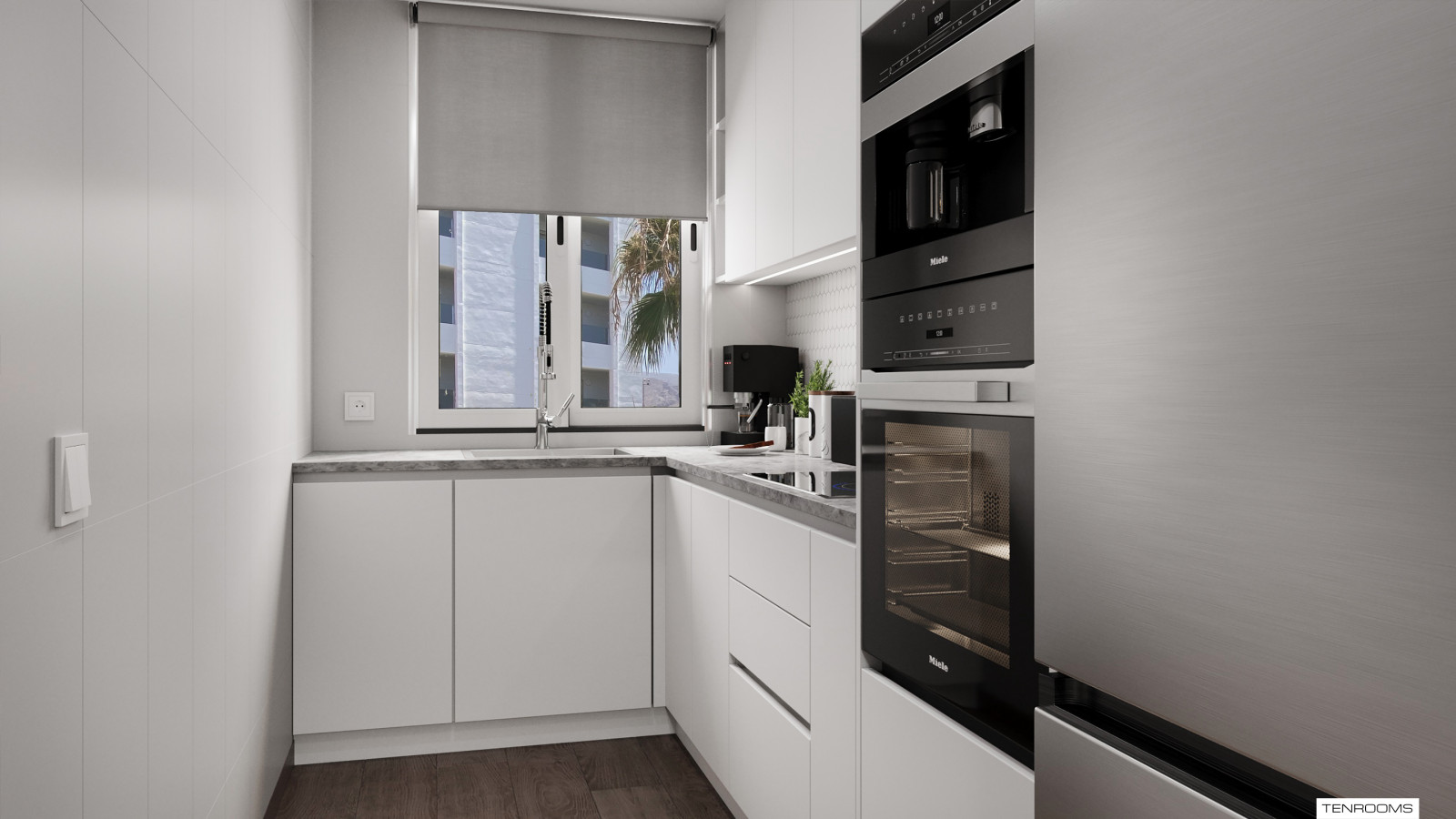 Apartamento en Las americas. Complejo Optimist. (3D-projecto)