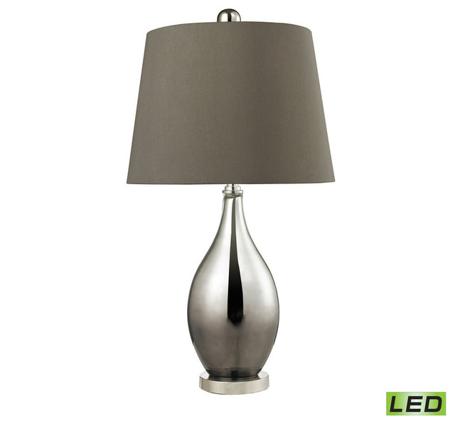 Trump Home Mercury Tie Dye Teardrop Table Lamp Silver Trump Home Mercury Tie Dye Teardrop Led Table Lamp Silver