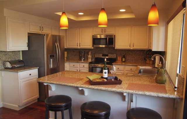 70's Kitchen Make-Over Using Existing Cabinets contemporary-kitchen