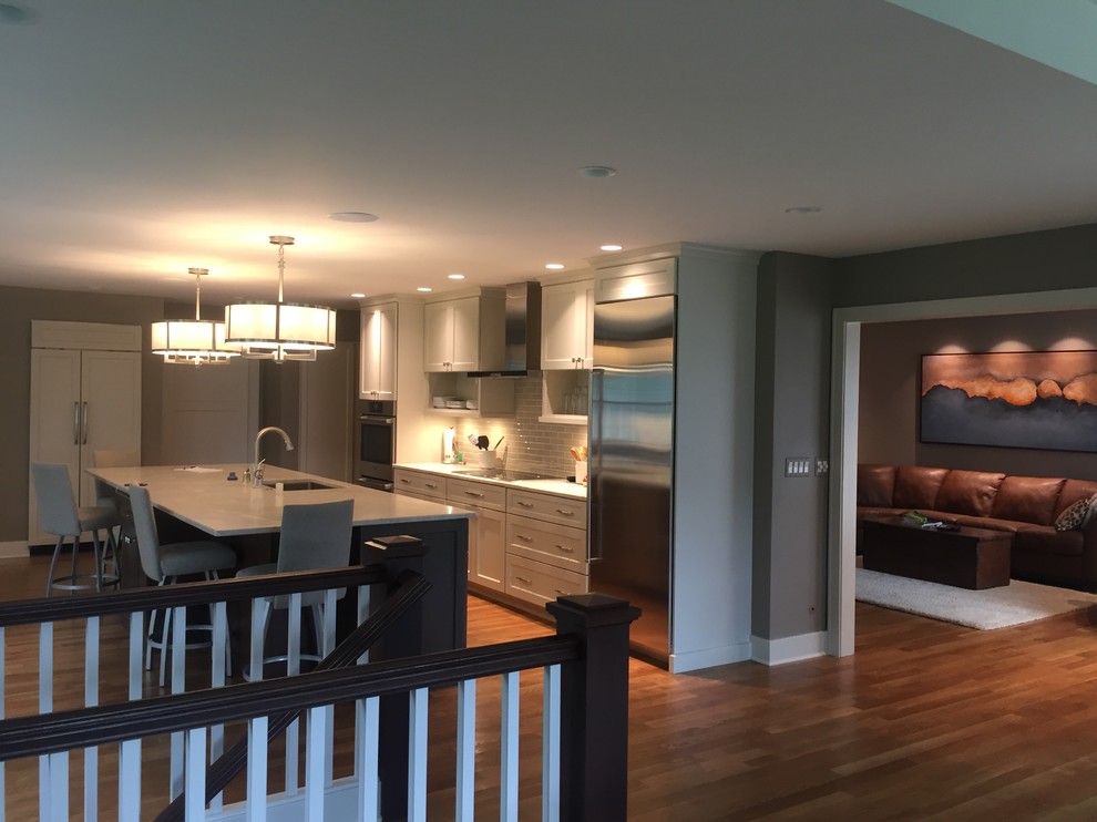 Transitional kitchen photo in Chicago