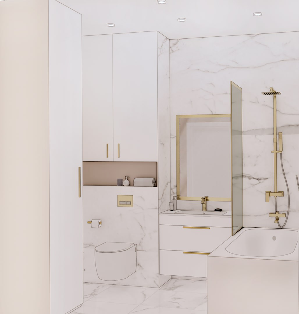 Хозяйская ванная комната