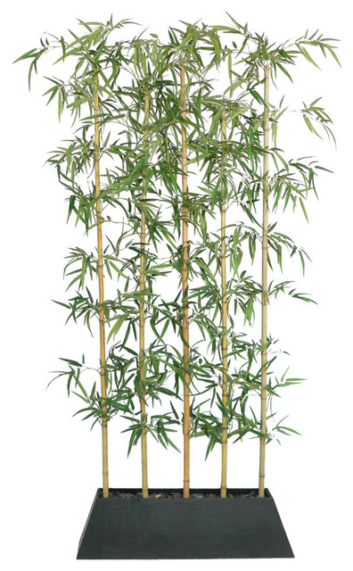 LARGE 42/" Chinese SILK BAMBOO Realistic Fake Artificial TREE ~ w// REAL TRUNK