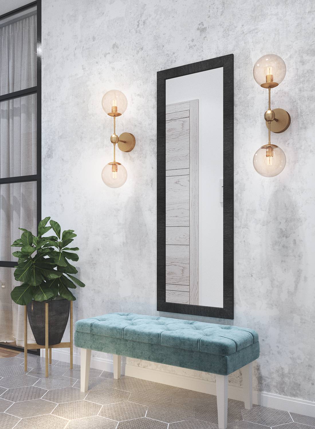 Для счастливой жизни. Проект квартиры 90 м2.