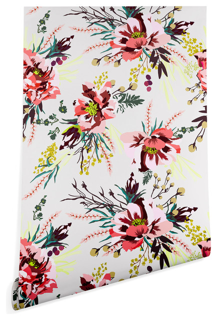 Deny Designs Holli Zollinger Poppy Wild Wallpaper, 2&rsquo;x10