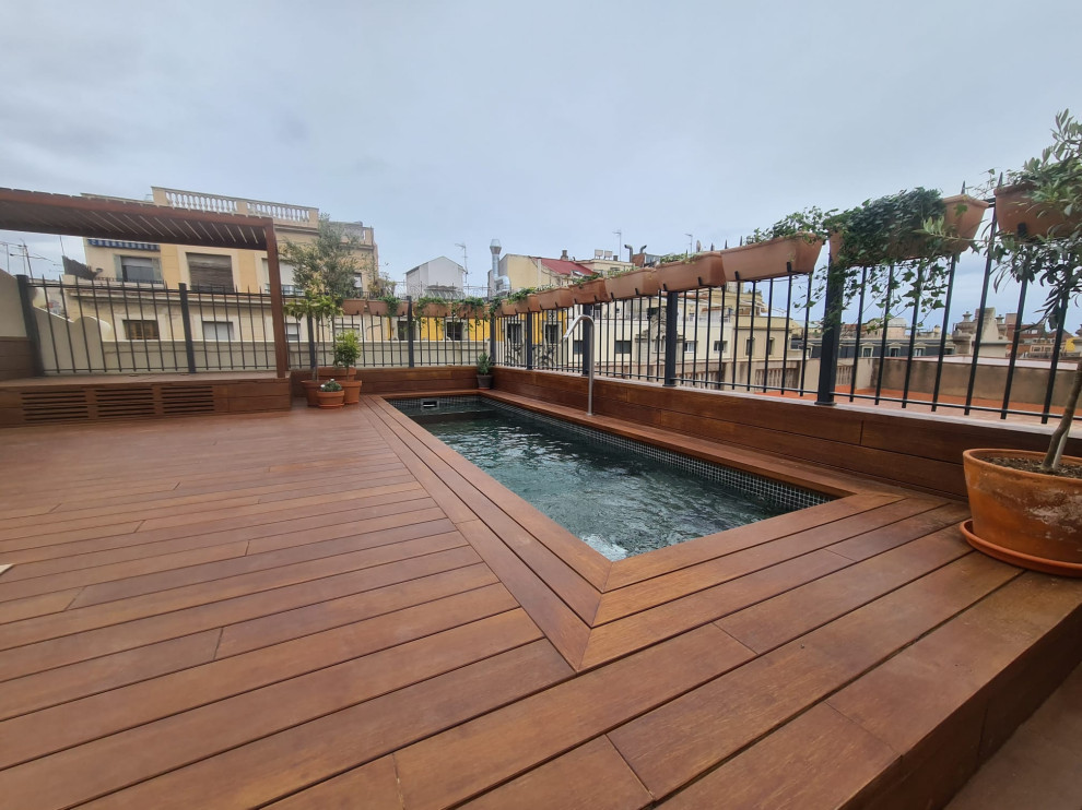 terrasse toiture et balcon