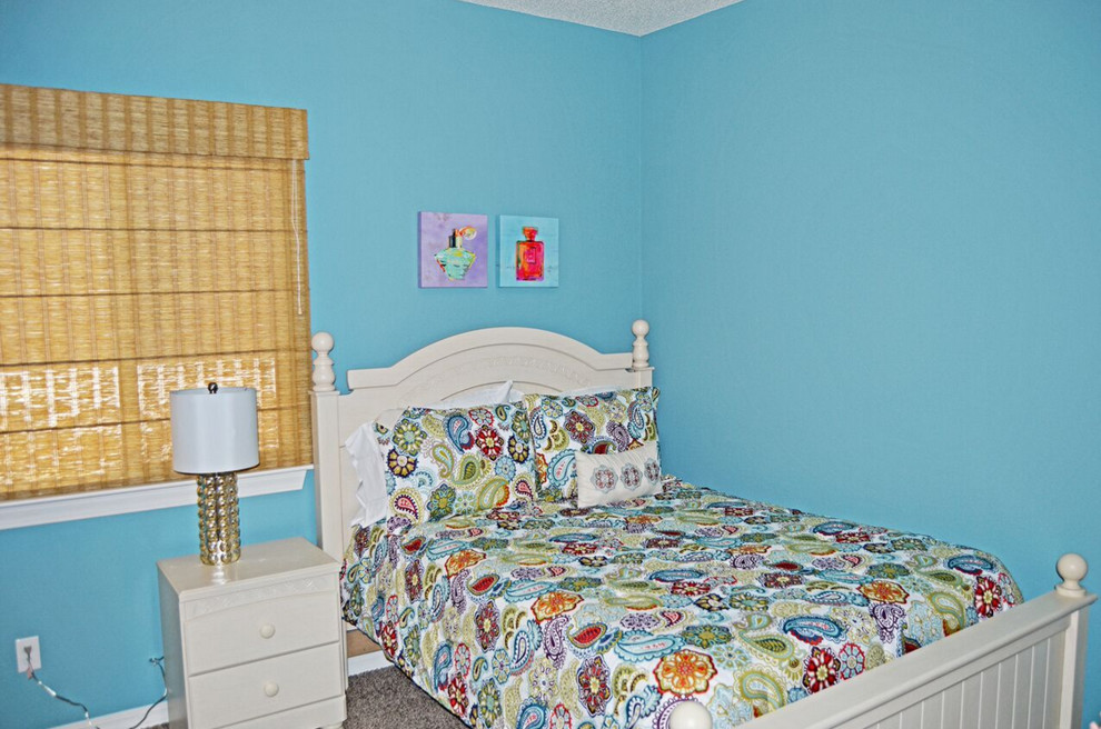 Inspiration for a transitional bedroom remodel in Austin
