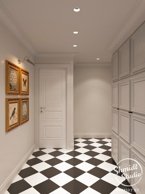 Проект интерьера "Искусный", Минск, 80м.кв