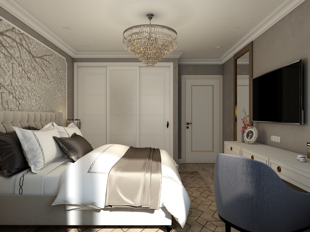 Дизайн спальни в классическом стиле
