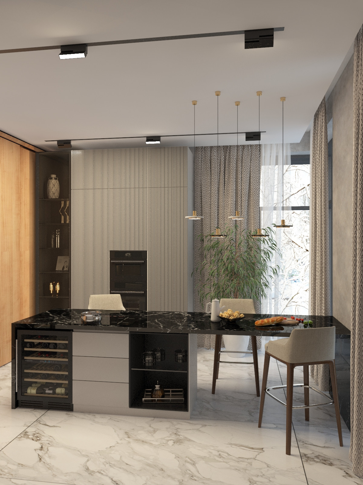 Интерьеры дома в пос.Ренессанс