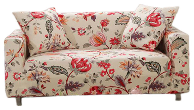 Double Sofa Cover Elastic Couch Throws Slipcovers Dustproof