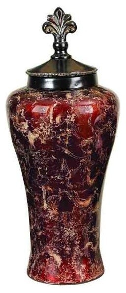 Polystone Glass Jar 19  x8   39312
